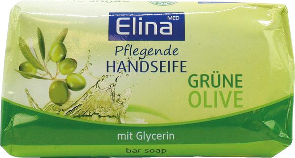 Soap Elina 100g green olive with Glycerin