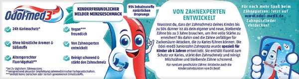Odol Med3 Zahncreme 75ml Juniorzahn 6-13 Jahre