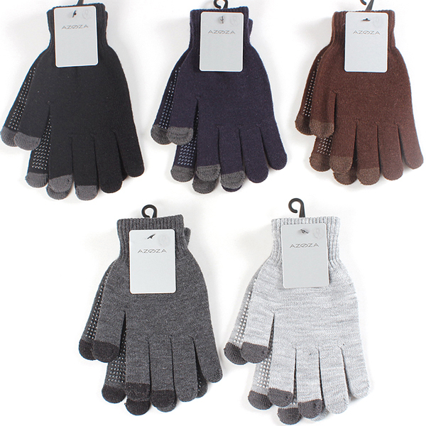 Gants d'hiver pour hommes 6 assortis avec