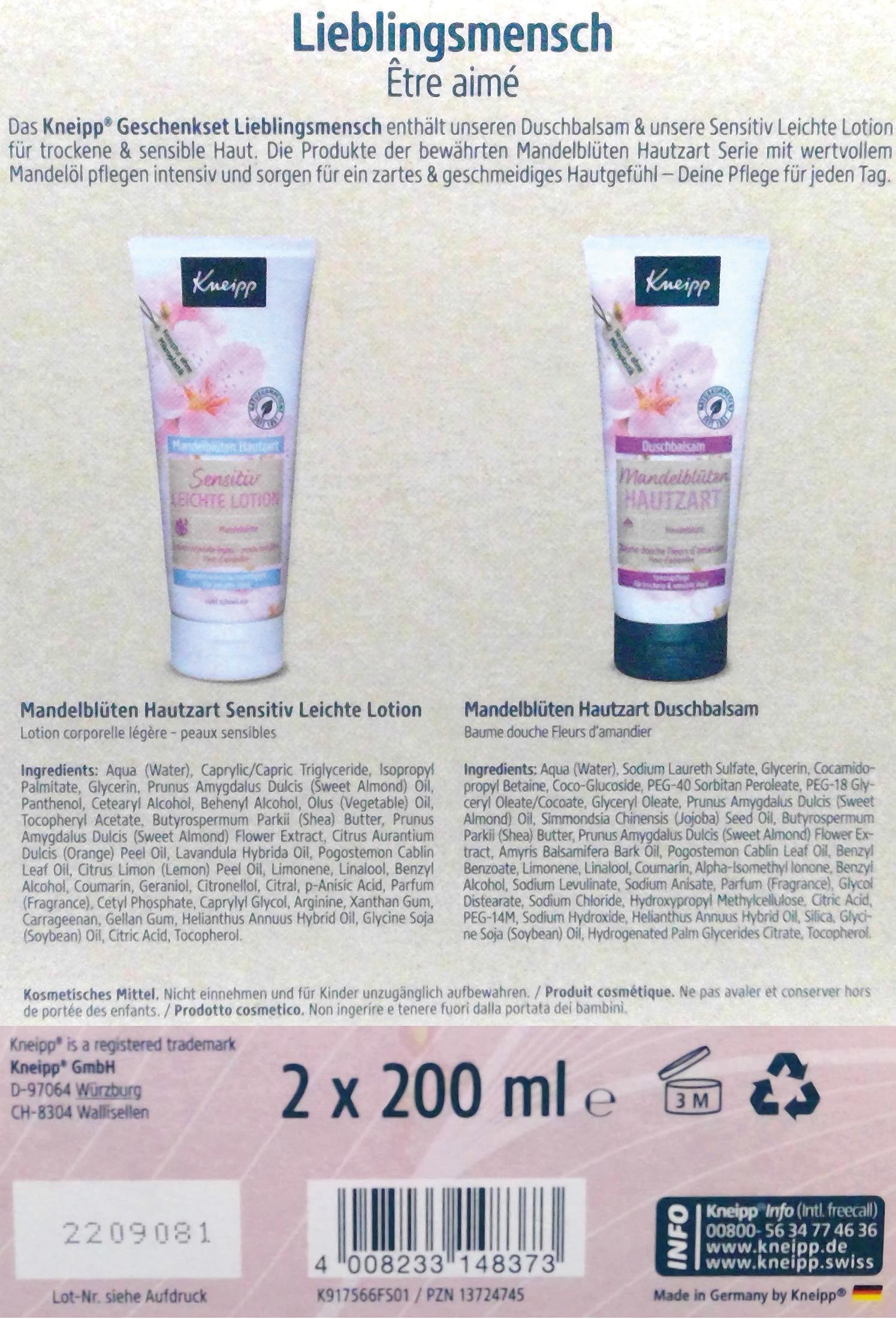 Kneipp GP Lieblingsmensch 200ml Duschbalsam