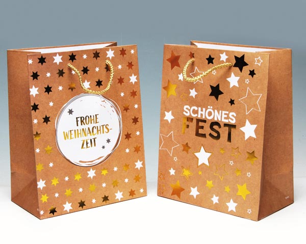 Geschenktasche Schönes Fest 23x18cm