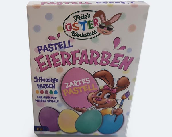 Liquid Easter egg paint 5 col. ass. üastel design