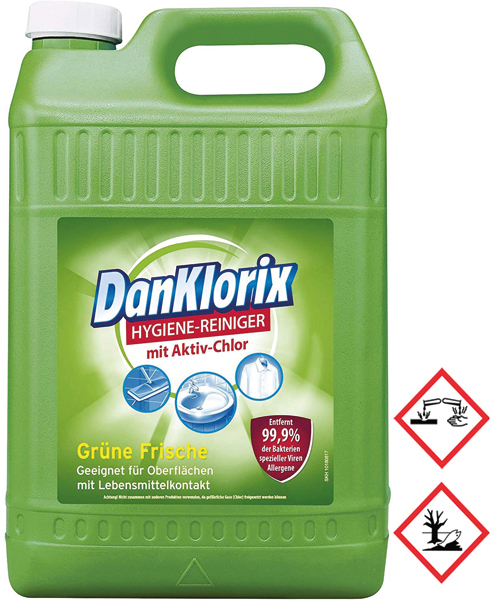 Dan Klorix hygiene cleaner green fresh 5000ml