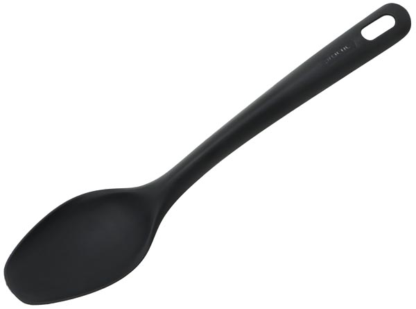 Küchenhelfer Löffel schwarz aus Kunststoff