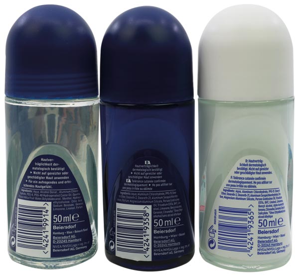 Nivea Deospray 150 / Roller 50ml 48er Mixkarton