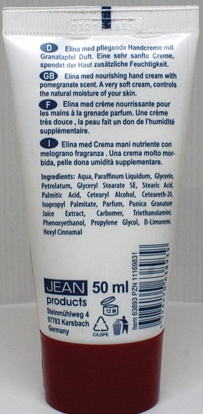 Elina Granatapfel Handcreme 50ml in Tube