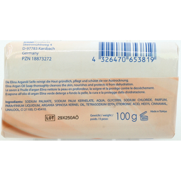 Savon Elina 100g huile d'argan