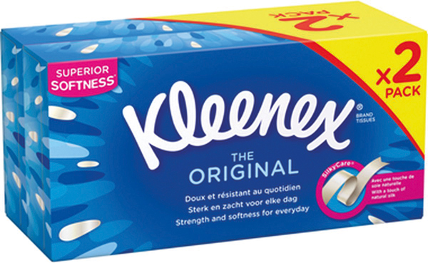 Kleenex Facial Tissues Original 2x72 wipes