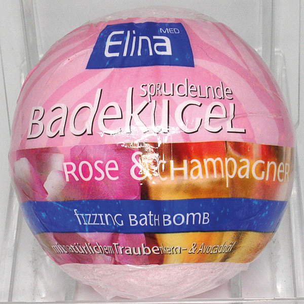 Bath ball Elina Wellness 100g 4 assorted. Display