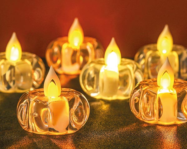 LED Licht in runder Form 6x3,5cm