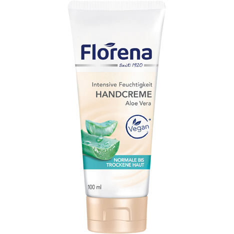 Florena Hand Cream 100ml Aloe Vera Tube