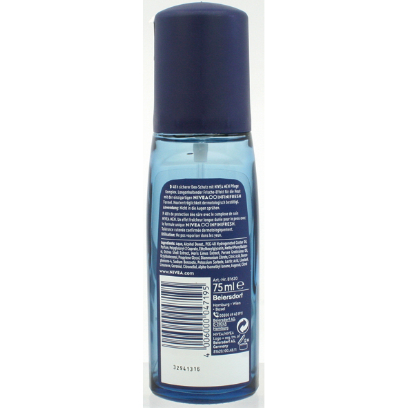 Nivea Deozerstäuber 75ml fresh for men