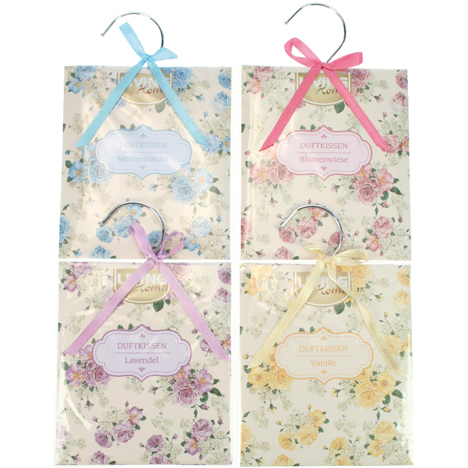 Air Freshner Sachet Paper 14x12cm 4Styles Asstd.