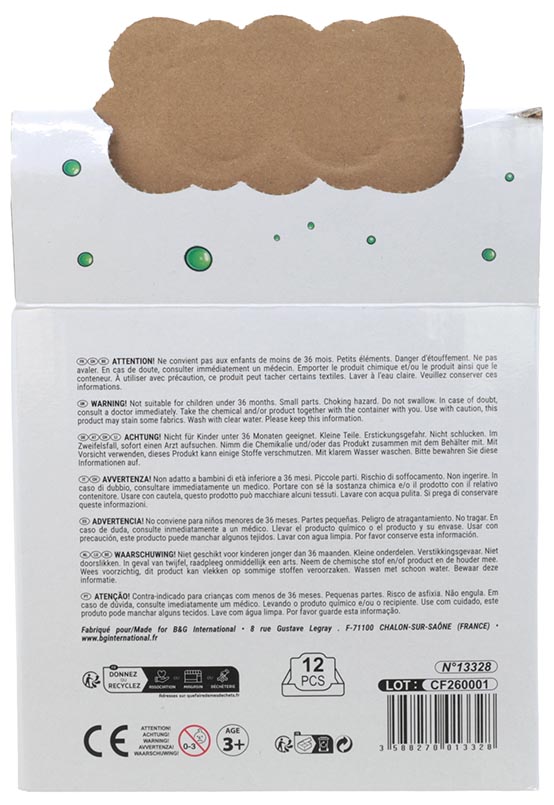 Schleim 210g Rainbow im Display, farbig sortiert