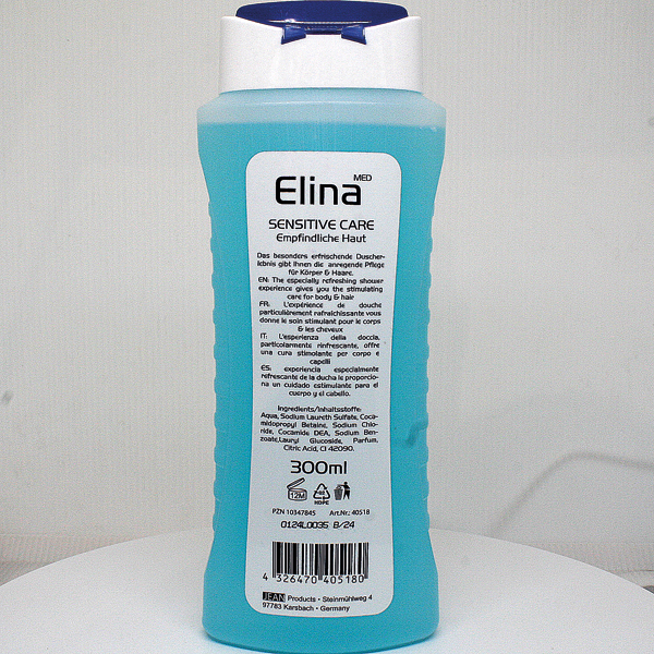 Dusch Gel Elina 300ml 2in1 Sensitive Care