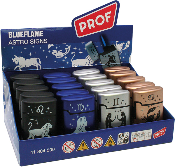 Briquet métal signe astrologique JETFLAME, en pré