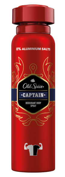 Spray corporel Old Spice 150ml Capitaine