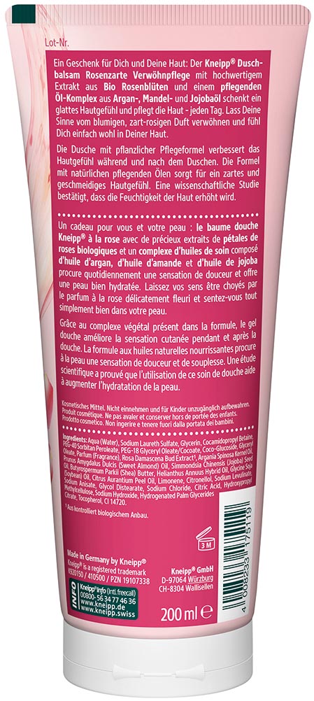 Kneipp Duschbalsam Rosenzarte Verwöhnpflege 200ml