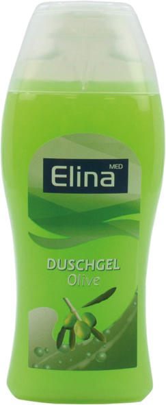 Gel douche Elina med 250ml Olive