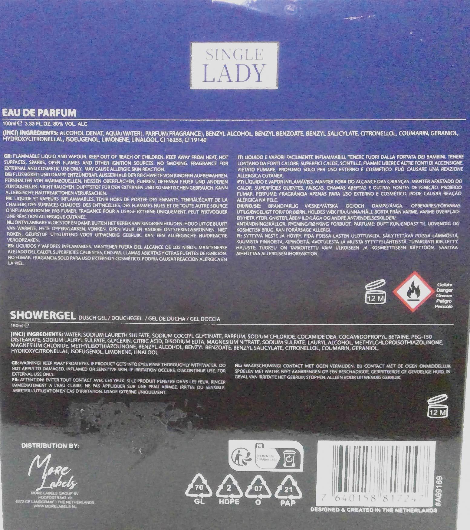 Sentio GP Single Lady EDP for women 2tlg