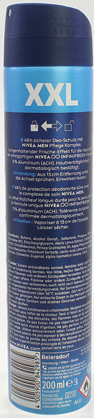 Nivea Déodorant Fresh Men 200ml Active