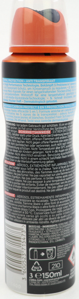 L'Oreal Men Expert Deodorant Spray 150ml Carbon