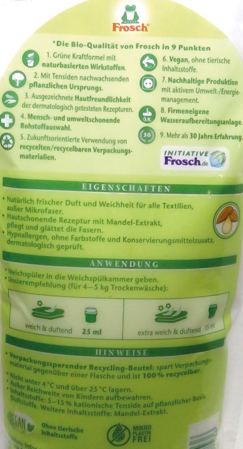 Frosch Mandelblüte Weichspüler 1l