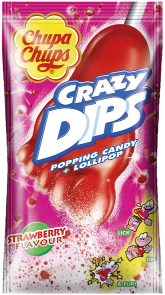 Chupa Chups Crazy Dips 2 assortiments.