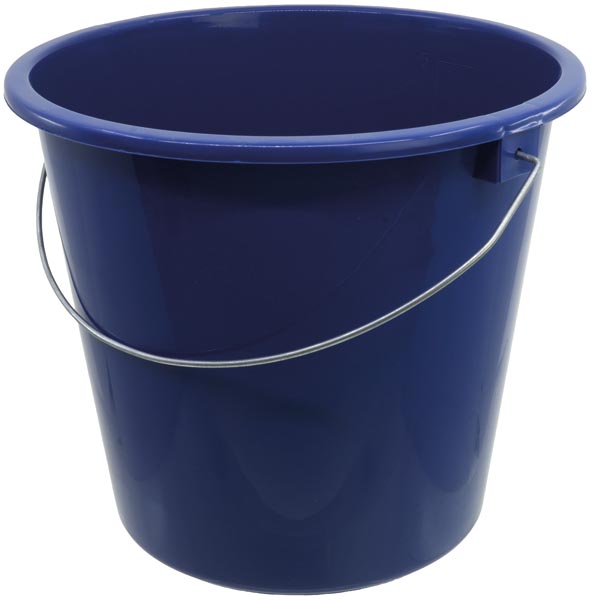 Eimer 5 Liter mit Metallbügel blau