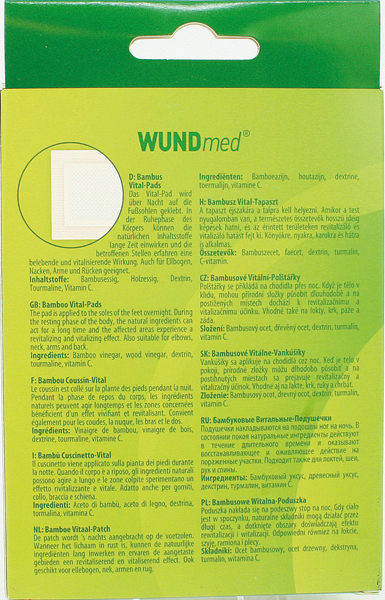 Wundverb. Bambus Vital Pads 10 Stück