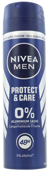 Nivea Deospray Men 150ml Protect Care