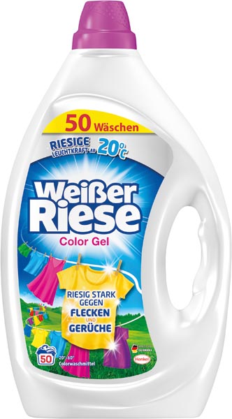 Weißer Riese Colorwaschmittel Gel 50WL