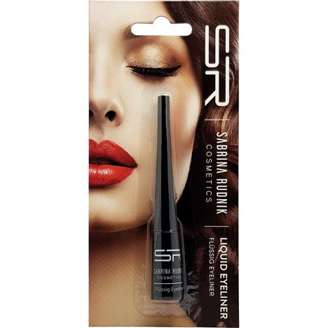 Cosm. Eyeliner black on card , ca 4ml