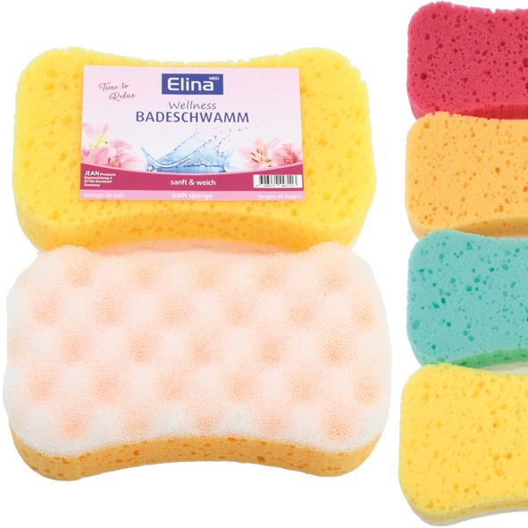 Sponge Bath Sponge Elina Fitted 17x9.9x5cm