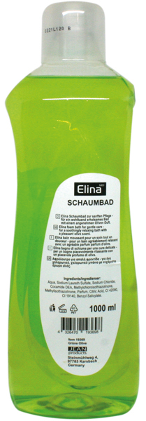 Foambath Elina 1000ml Olive in bottle