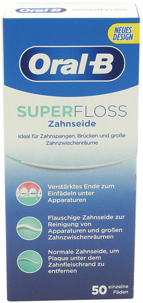 Oral B Zahnseide Super Floss 50's