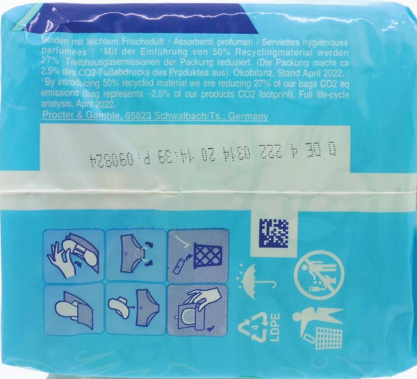 Always Ultra Thin San. Napkin Normal Plus 14pc