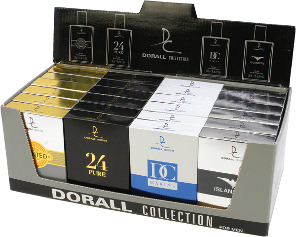 Dorall EDP 30ml 24er Présentoir Pour Homme 4 ass.