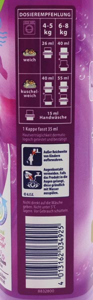 Kuschelweich softener 1l blossom fresh 38 s