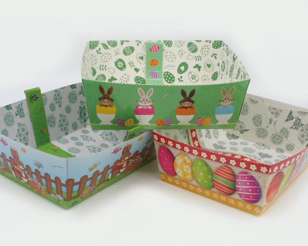 Easterbasket 16,5x15x6cm, licence motifs ass.