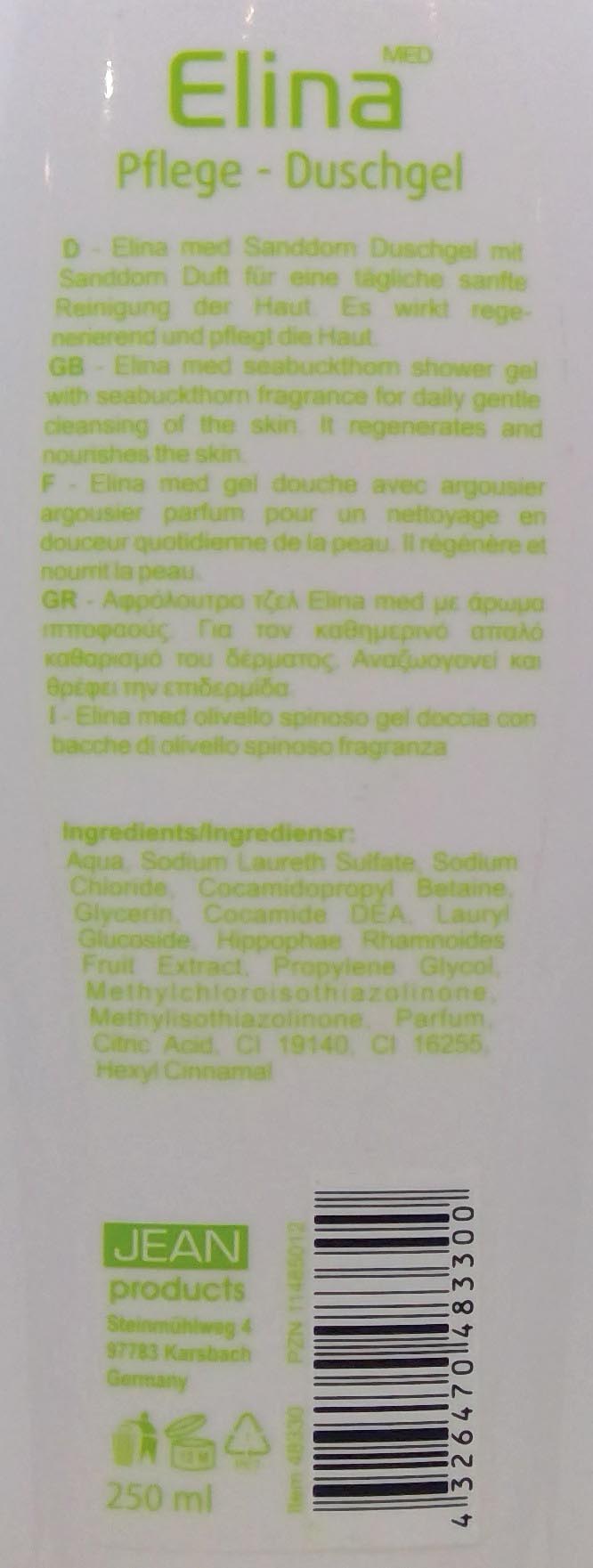 Elina Sanddorn shower gel 250ml