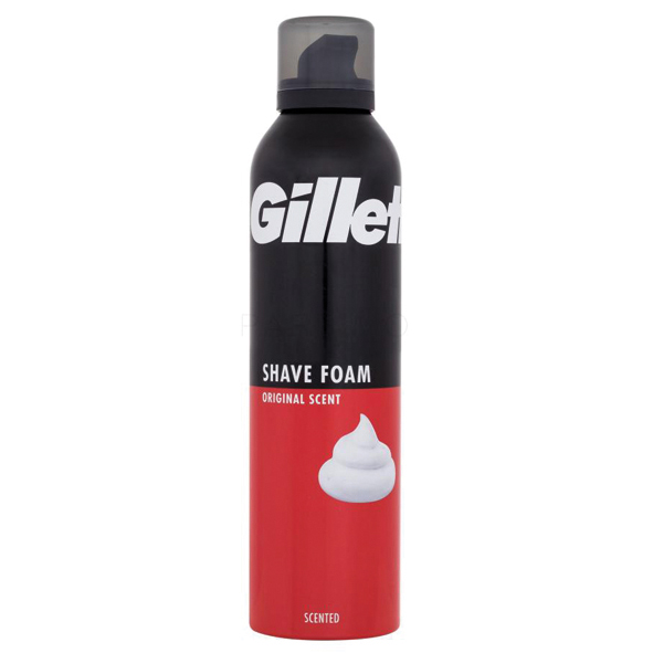 Mousse à raser Gillette 300ml normale rouge