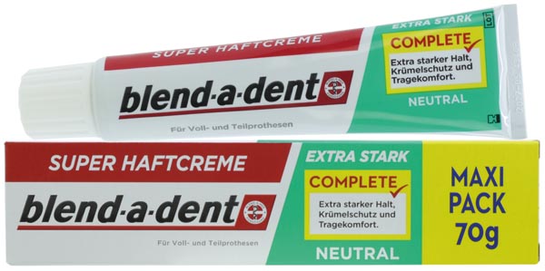 Blend-a-Dent Complete Haftcreme Starker Halt 70g