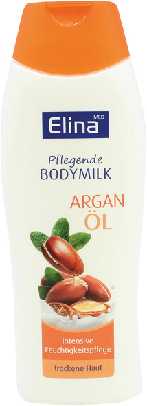 Elina huile d'argan lait pour le corps 250ml