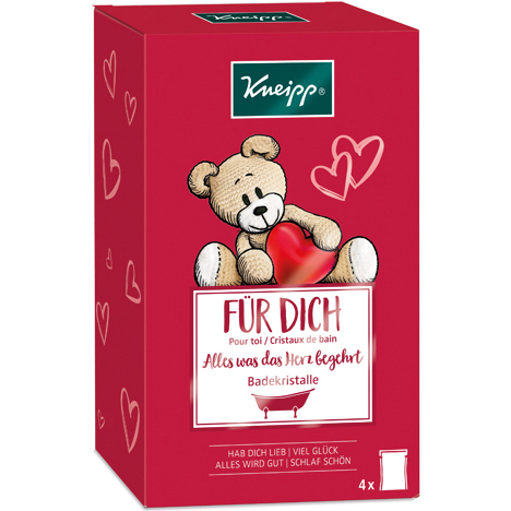 Kneipp Gift Pack FOR YOU Bath Crystals 4x60g I