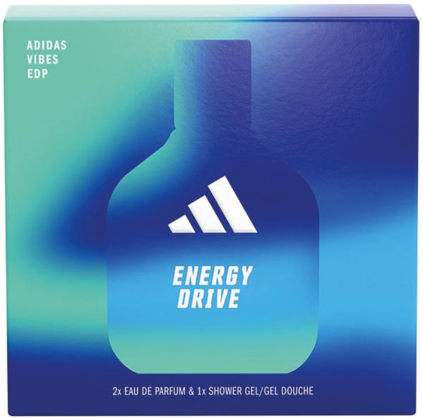 Adidas GP Vibes Energy Drive 2x EdP + Duschegel
