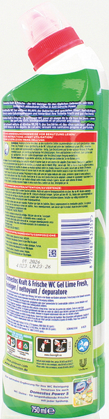 Domestos Toilet Cleaning Gel 750ml Lime Fresh