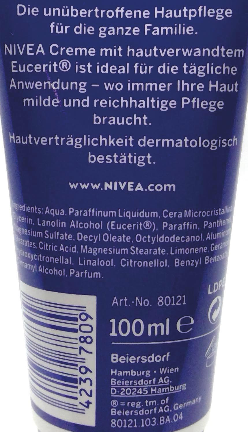 Nivea Cream 100ml Tube