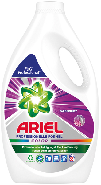 Ariel détergent liquide profess. couleur 55'sc