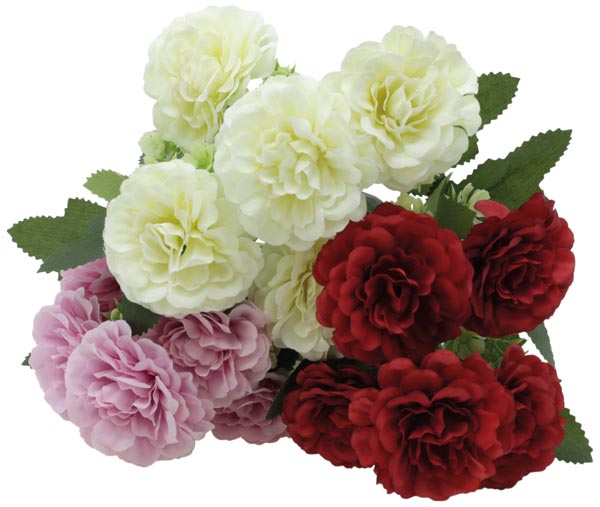 Blume Chrysanthemen-Strauß 5 Köpfe 28cm